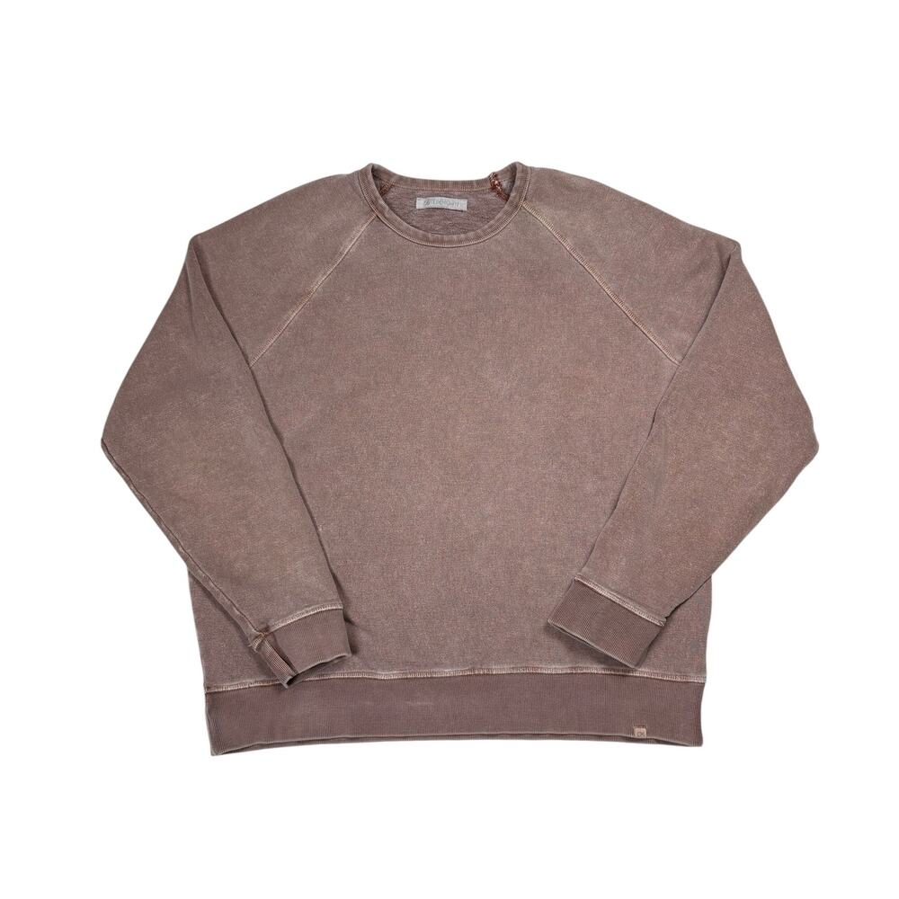 Outerknown Sur Vintage Wash Crewneck Sweatshirt Men's XXL Pink Brown Casual